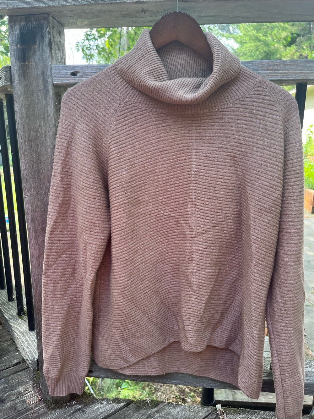 Cozy Ribbed Turtleneck Sweater - Taupe Kuhl brand Utah